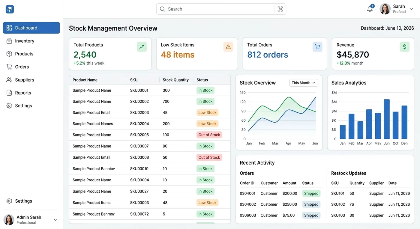 Stock Management System